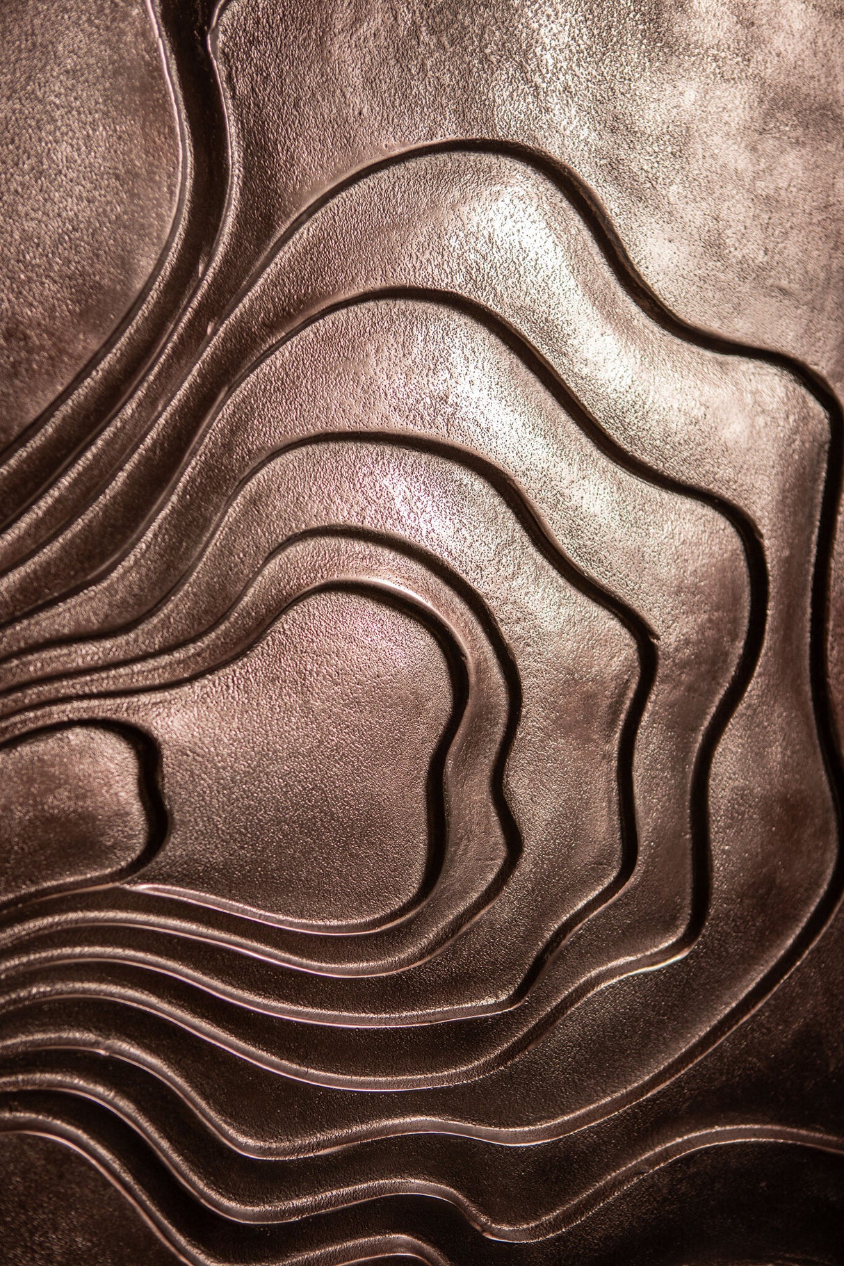 Wandpanel Bronze, Wandbild 2er Set, Maße 100x90 cm