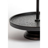 Etagere schwarz, Metall Etagere schwarz, Höhe 37 cm
