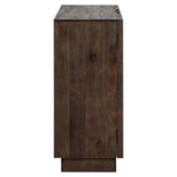Sideboard braun Spiegelglas, Anrichte braun Spiegel, Breite 80 cm