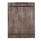 Wandpanel braun Holz, Wandbild Farbe braun, Maße 100x130 cm