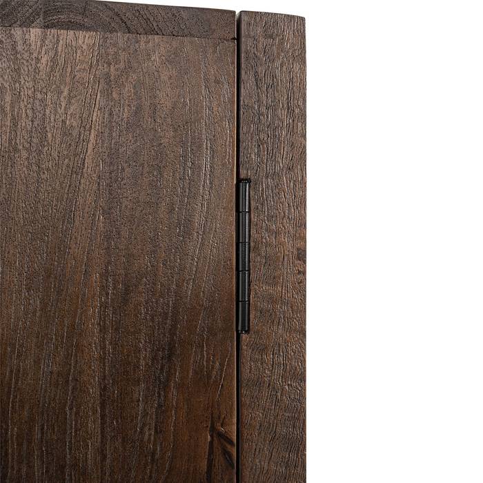 Sideboard braun Spiegelglas, Anrichte braun Spiegel, Breite 80 cm