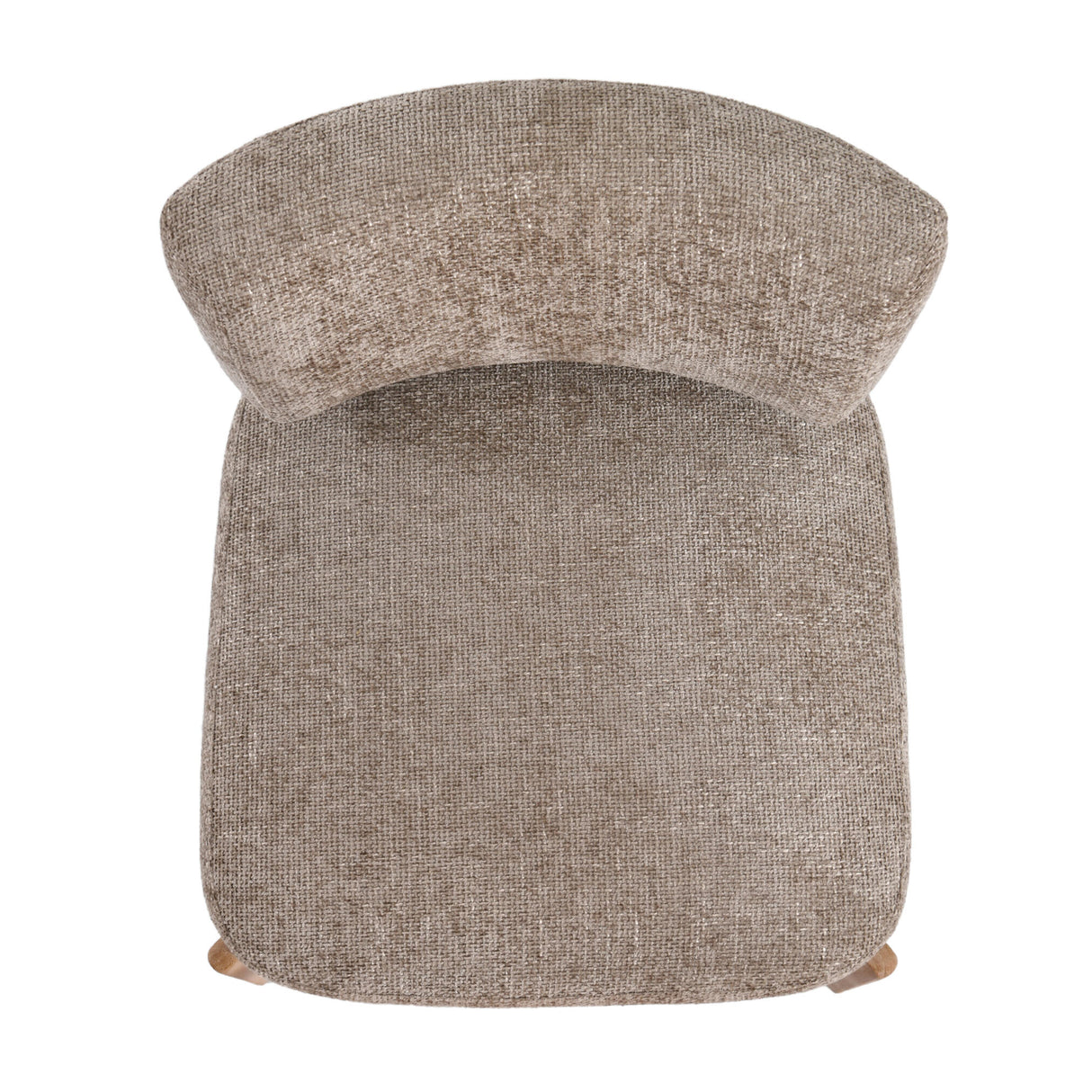 Sessel creme-taupe, Sessel Holz-Gestell, Sessel gepolstert creme, Breite 73 cm