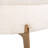 Sessel weiß-Gold