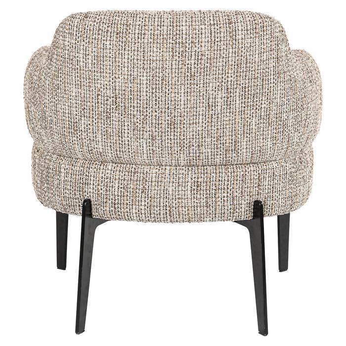 Sessel beige-taupe-schwarz