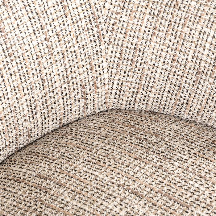 Sessel beige-taupe-schwarz