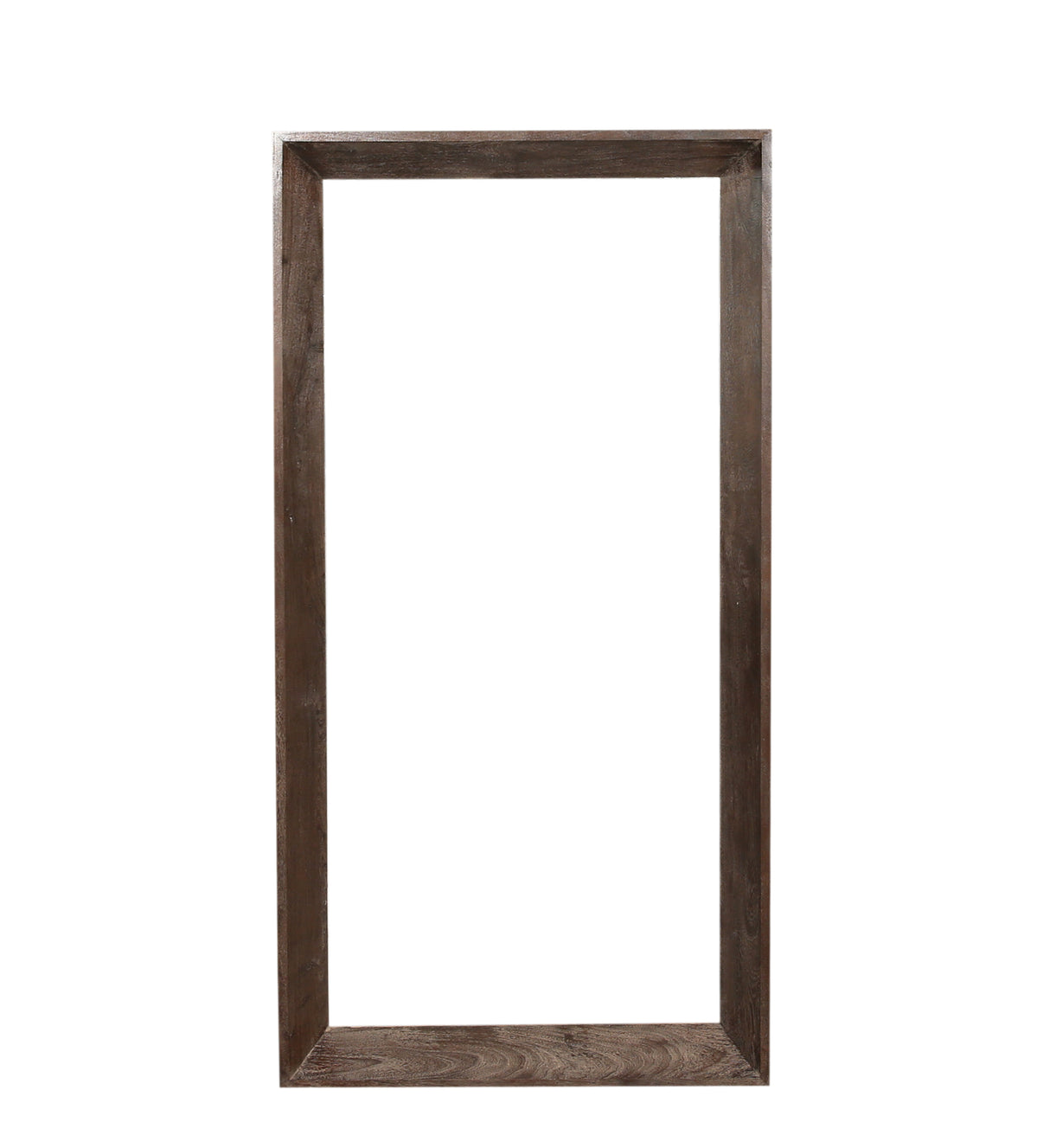 Wandspiegel Holz massiv, Spiegel braun Holz, Holz-Wandspiegel, Höhe 195 cm