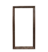 Wandspiegel Holz massiv, Spiegel braun Holz, Holz-Wandspiegel, Höhe 195 cm
