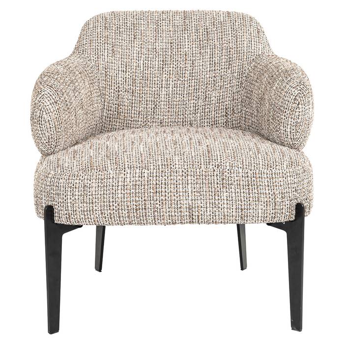 Sessel beige-taupe-schwarz