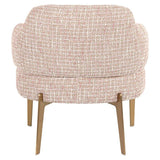 Sessel beige-rose-Gold