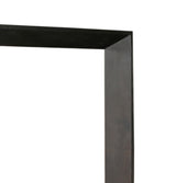 Wandspiegel schwarz Holz, Spiegel schwarz Holz, Holz-Wandspiegel, Höhe 195 cm