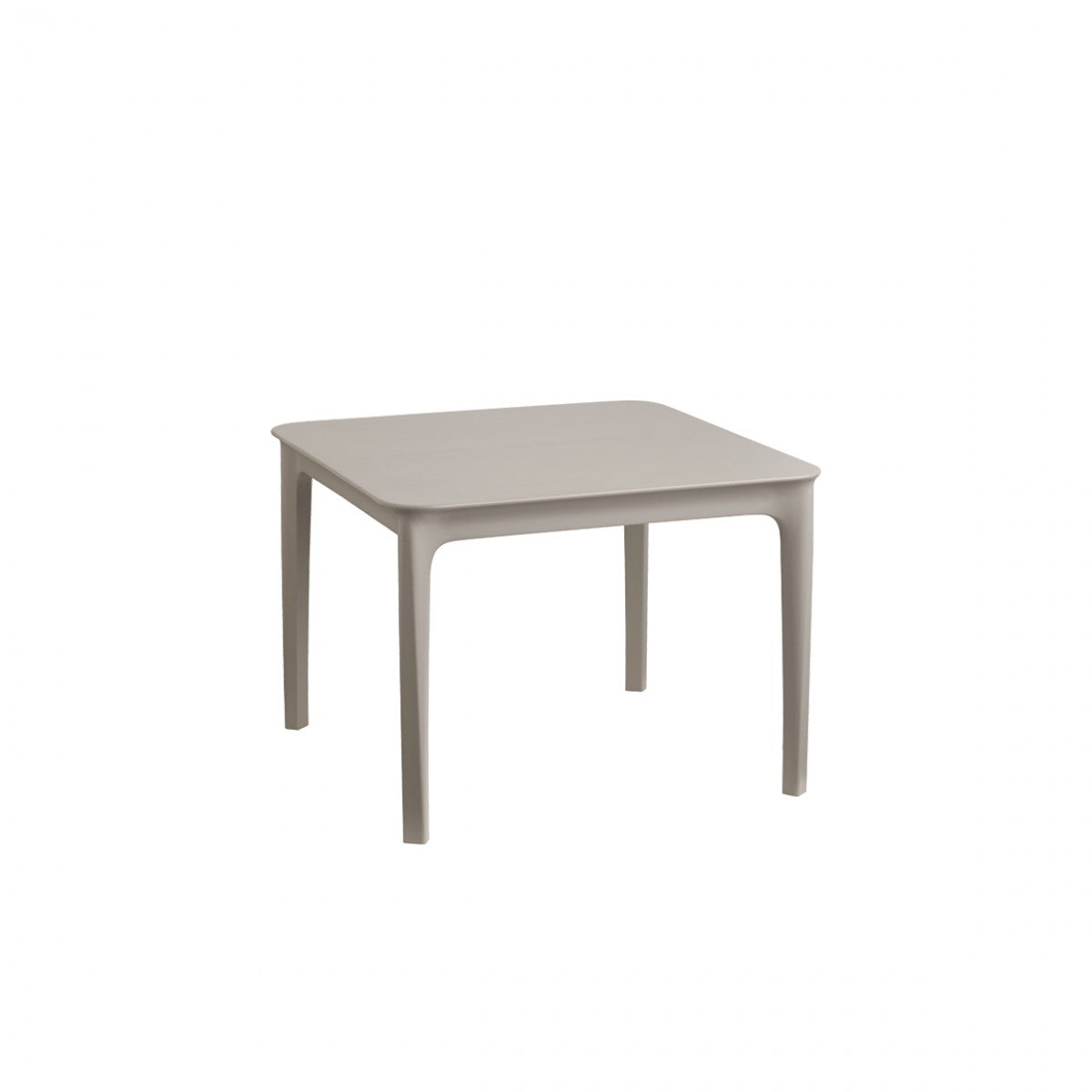 Gartentisch taupe, Kunststoff Beitstelltisch taupe, Gartentisch Kunststoff taupe, Maße 60x60 cm