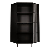 Schrank Gold-schwarz, Metallschrank Gold, Breite 70 cm