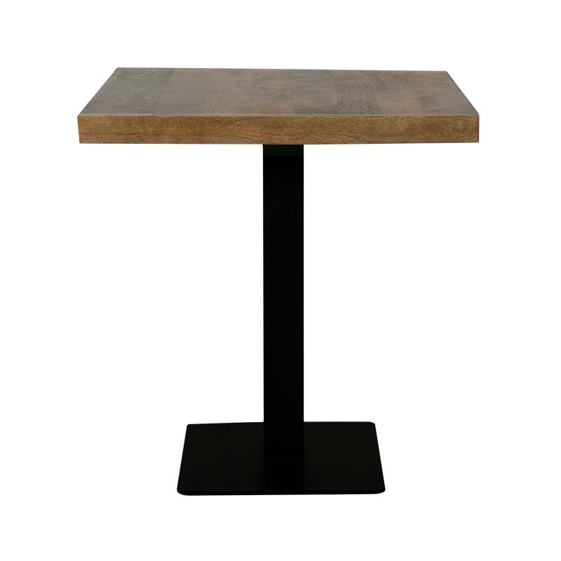 Bistrotisch Holz-Metall, Gastro-Bistrotisch, Maße 70x70 cm