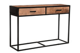 Konsole Industriedesign, Wandtisch Metall-Gestell, Konsole Industrie, Breite 120  cm