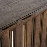 Sideboard braun Spiegelglas, Anrichte braun Spiegel, Breite 162 cm
