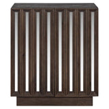 Sideboard braun Spiegelglas, Anrichte braun Spiegel, Breite 80 cm