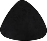 Beistelltisch Dreieck, Beistelltisch schwarz, Höhe 50 cm