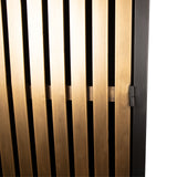 Schrank Gold-schwarz, Metallschrank Gold, Breite 70 cm