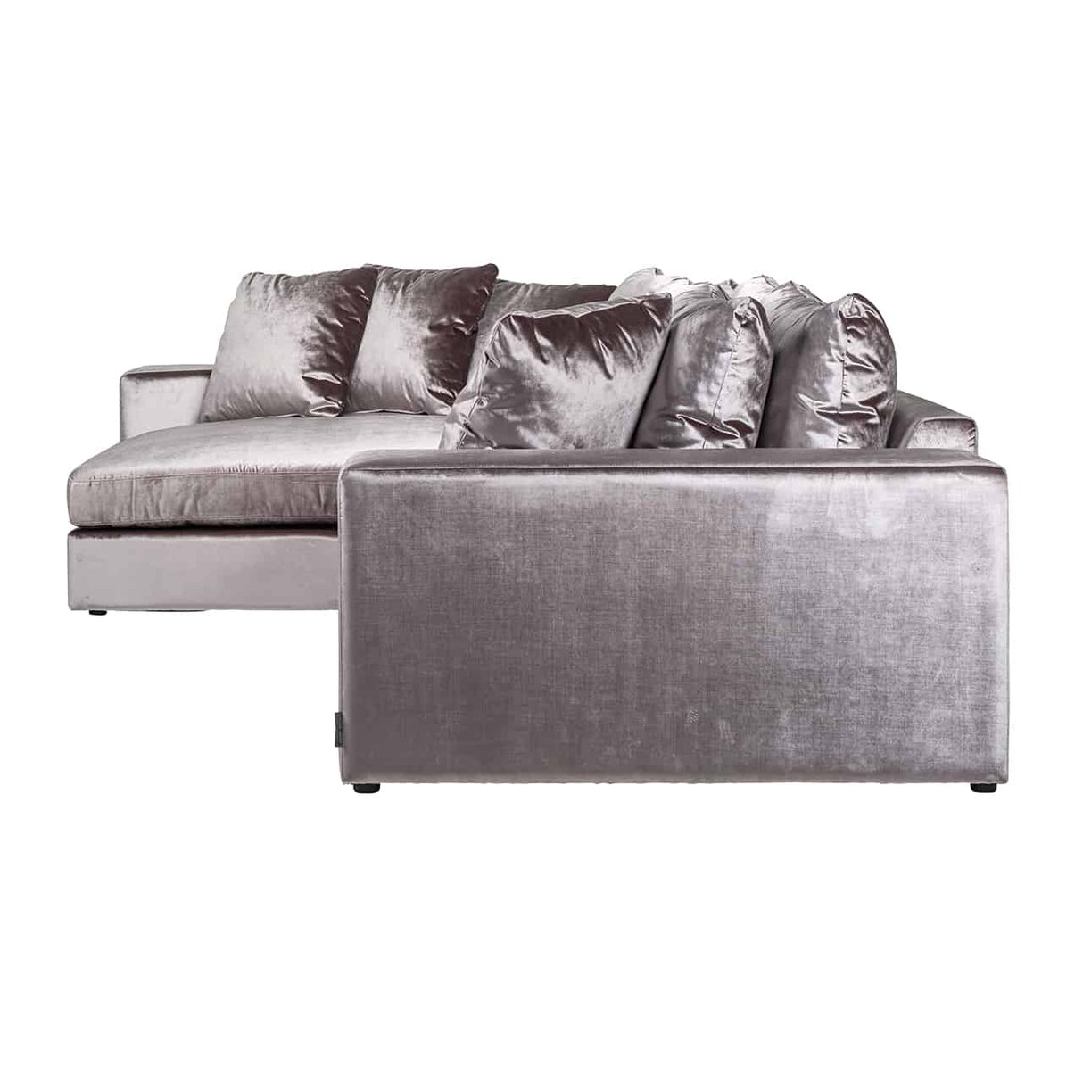 Sofa Silber grau, Lounge-Sofa, Breite 360 cm