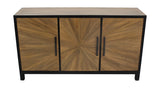 Sideboard braun, Anrichte modern Eiche furniert, Breite 160 cm