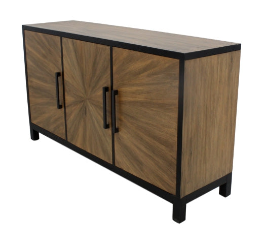 Sideboard braun, Anrichte modern Eiche furniert, Breite 160 cm
