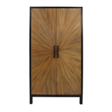 Sideboard braun, Anrichte modern Eiche furniert, Breite 160 cm
