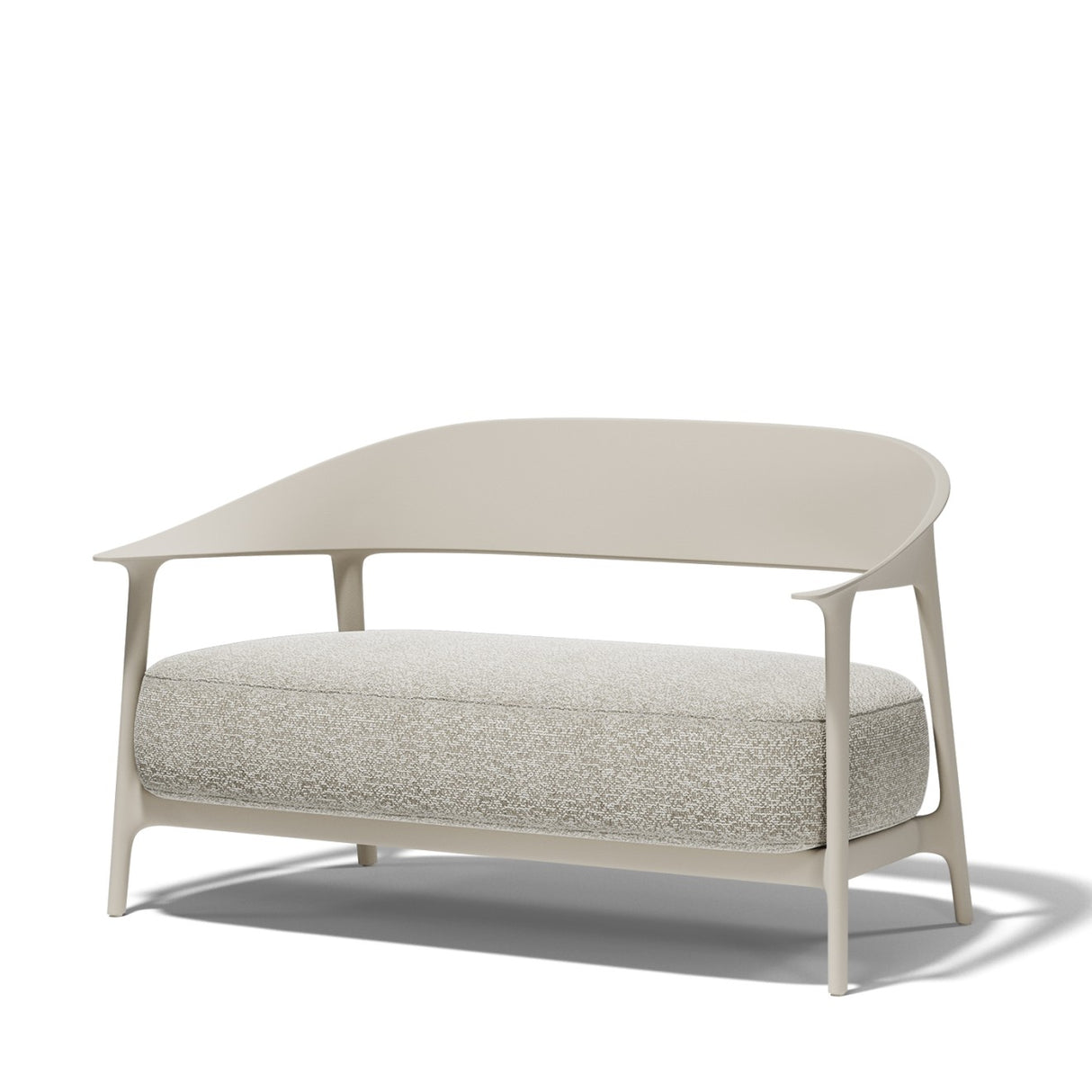 Sofa creme, Gartensofa creme, Breite 127 cm
