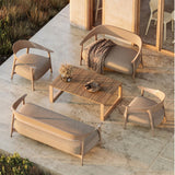 Sofa weiß, Gartensofa weiß, Breite 127 cm