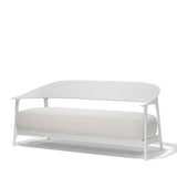 Sofa weiß, Gartensofa weiß, Breite 172 cm