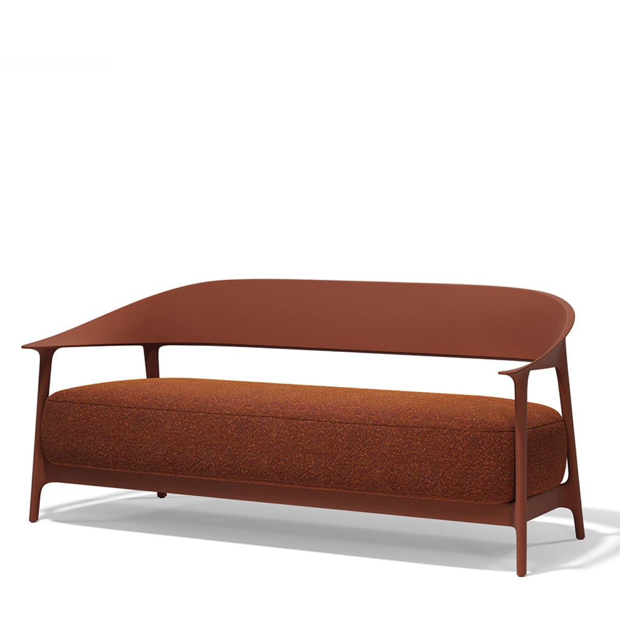Sofa Terracotta, Gartensofa Farbe Rost, Breite 172 cm