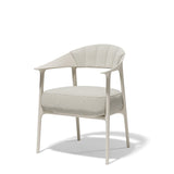 Stuhl creme, Stuhl mit Armlehne creme, Sitzhöhe 47 cm