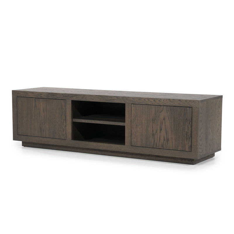 Fernsehschrank braun Eiche furniert, TV Schrank braun Eiche furniert, Lowboard braun Eiche furniert, Breite 160 cm