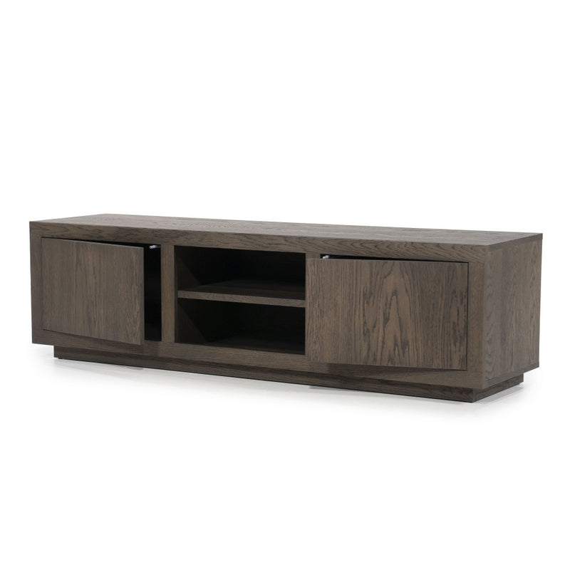 Fernsehschrank braun Eiche furniert, TV Schrank braun Eiche furniert, Lowboard braun Eiche furniert, Breite 160 cm