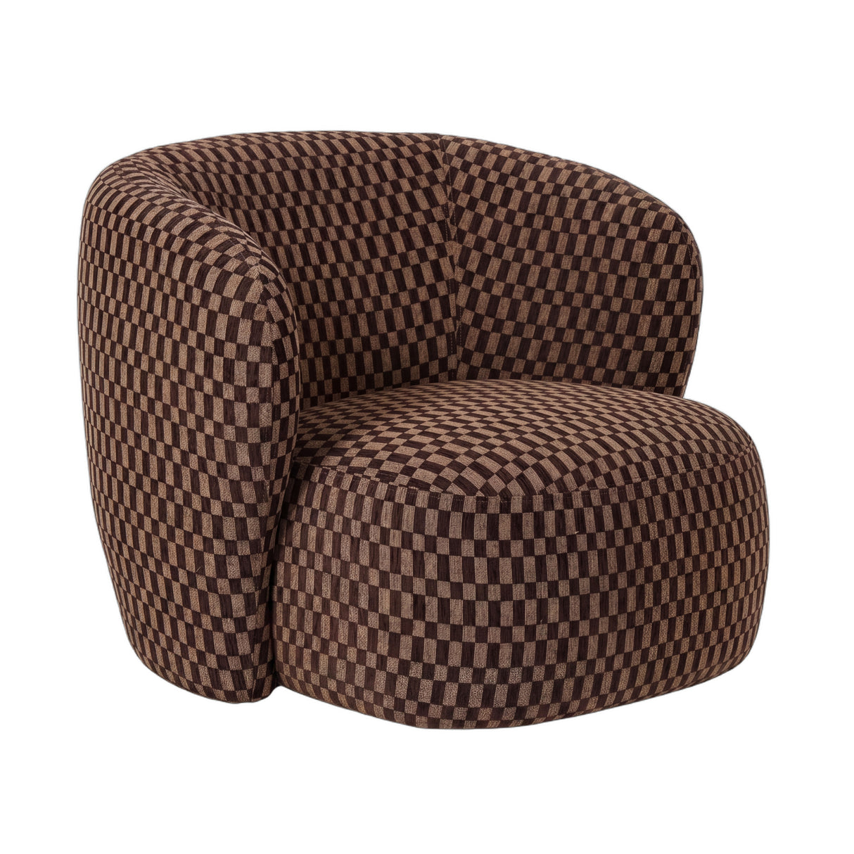 Sessel braun, Lounge-Sessel braun, Breite 88 cm