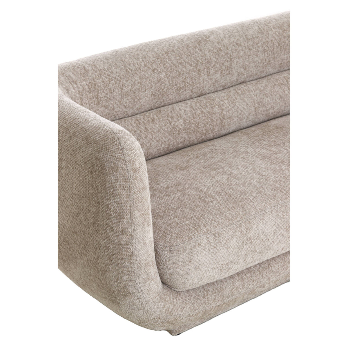 Sofa taupe-beige, 3 Sitzer Sofa beige, Länge 237 cm