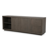 Sideboard braun Eiche furniert, Anrichte braun Eiche furniert, Breite 200 cm