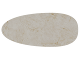 Keramik beige, ovaler Esstisch Keramik-Tischplatte, Tisch beige Marmoroptik Keramik, Länge 270 cm