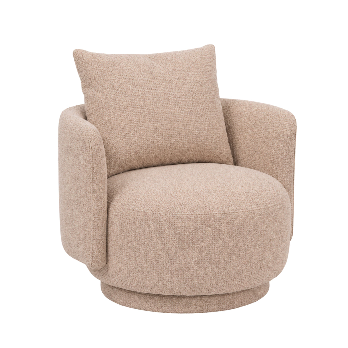 Sessel beige, Lounge-Sessel beige, Breite 86 cm
