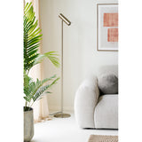 Stehlampe Silber, moderne Stehleuchte Silber