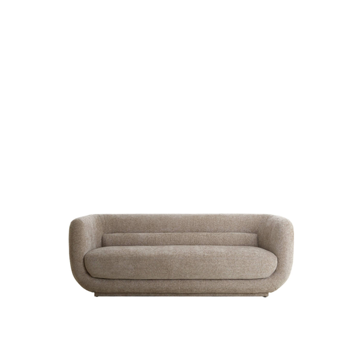 Sofa taupe-beige, 3 Sitzer Sofa beige, Länge 237 cm