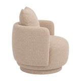 Sessel beige, Lounge-Sessel beige, Breite 86 cm
