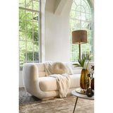Sofa creme, 3 Sitzer Sofa creme, Länge 237 cm