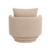 Sessel beige, Lounge-Sessel beige, Breite 86 cm