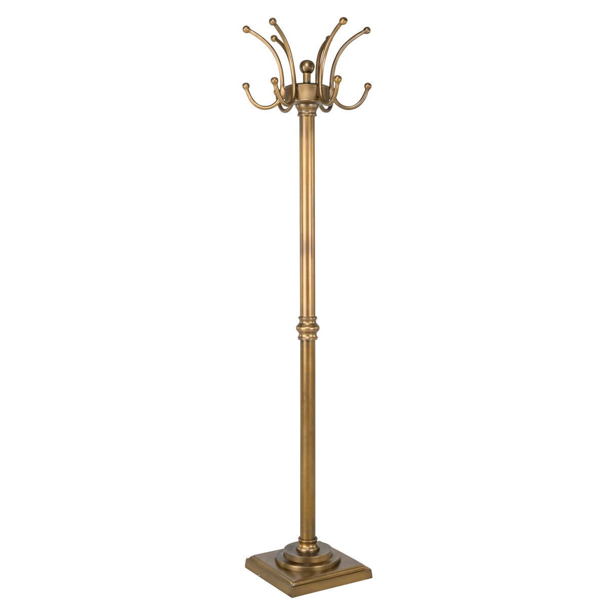 Stehgarderobe Bronze-Gold, Garderobe Metall, Höhe 172 cm
