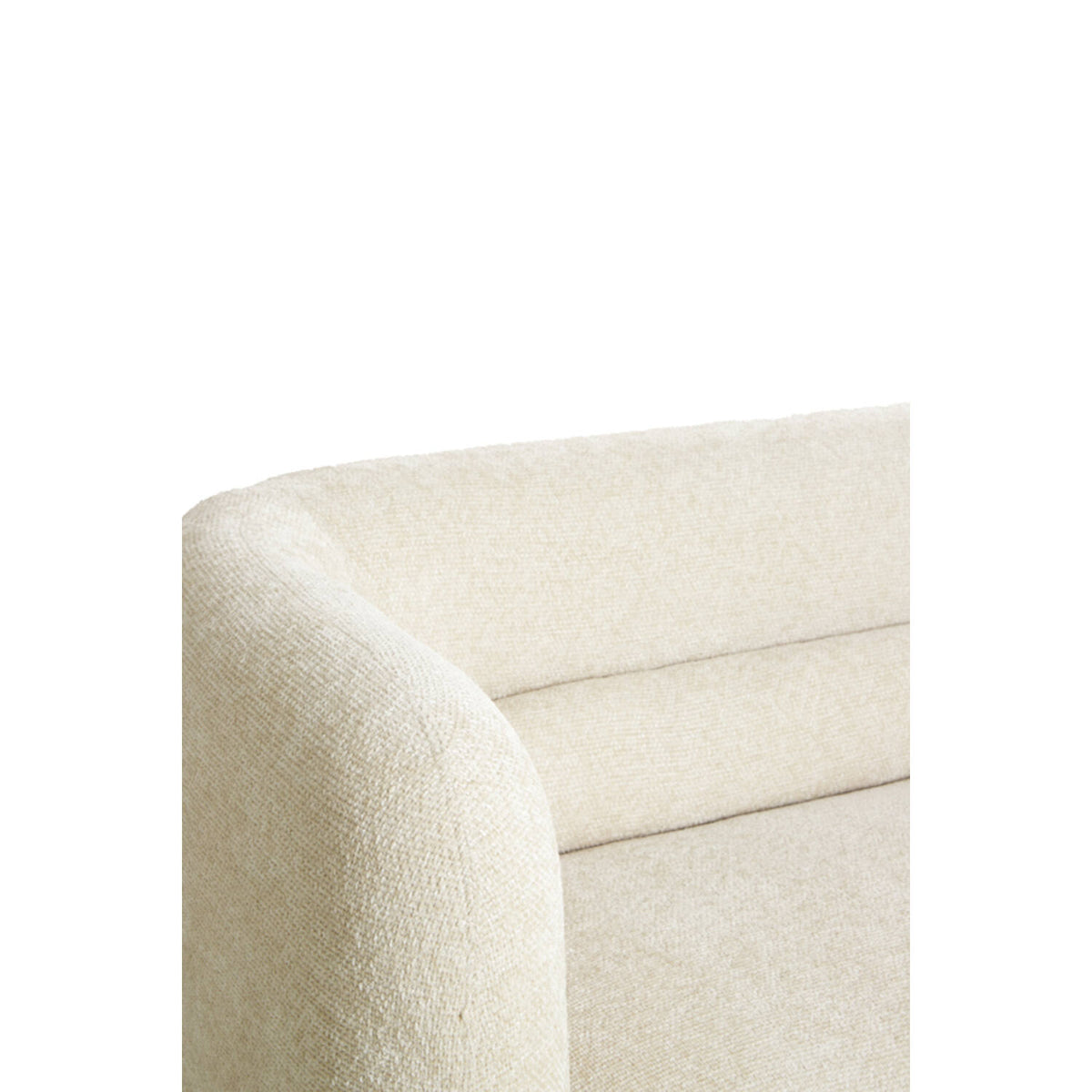 Sofa creme, 3 Sitzer Sofa creme, Länge 237 cm