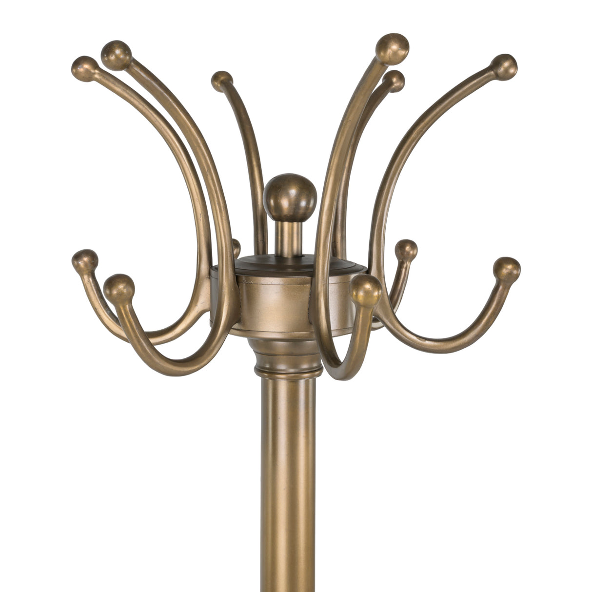 Stehgarderobe Bronze-Gold, Garderobe Metall, Höhe 172 cm