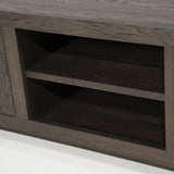 Fernsehschrank braun Eiche furniert, TV Schrank braun Eiche furniert, Lowboard braun Eiche furniert, Breite 160 cm