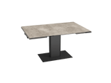 Dining table grey ceramic tabletop, ceramic dining table, grey extendable table, length 150-230 cm