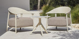 Gartensessel weiß. Sessel weiß, Loungesessel weiß, Breite 73 cm