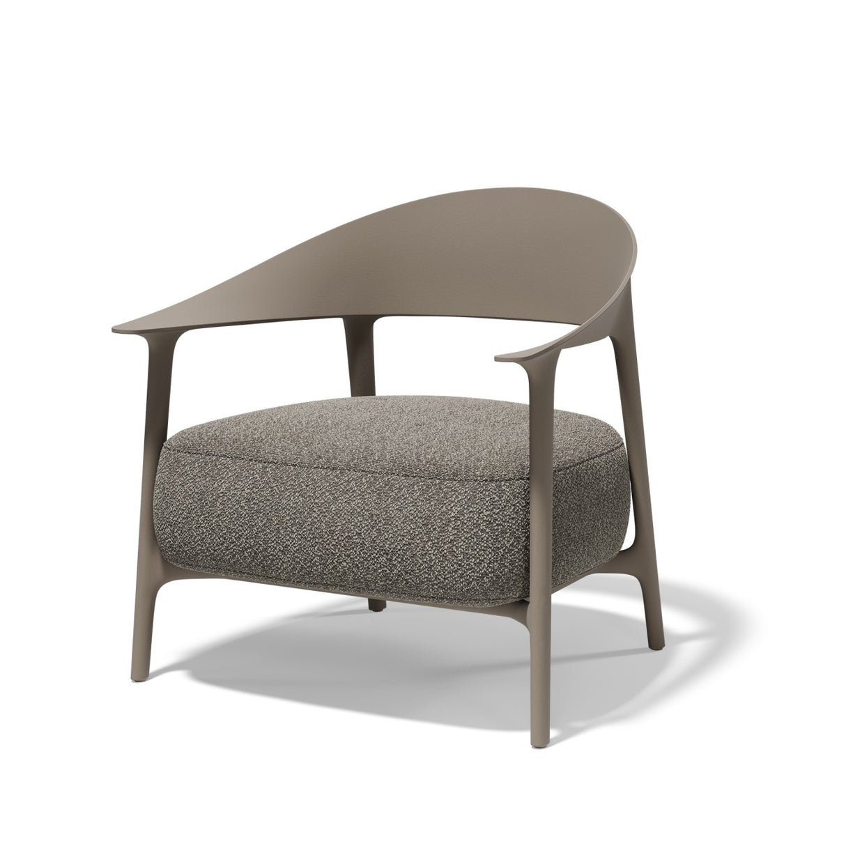 Gartensessel taupe, Sessel taupe, Loungesessel taupe, Breite 73 cm